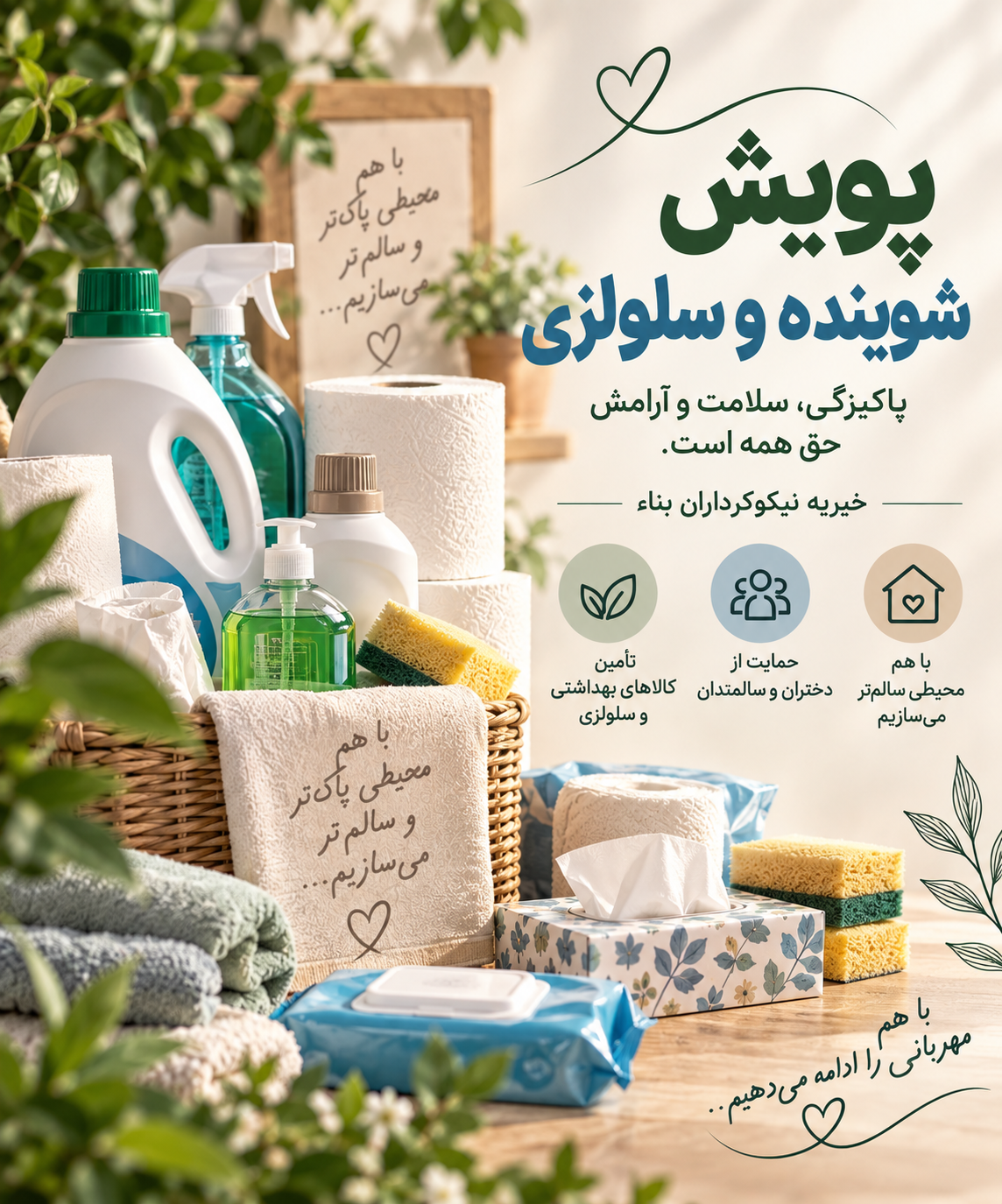 پویش شوینده سلولزی و بهداشتی